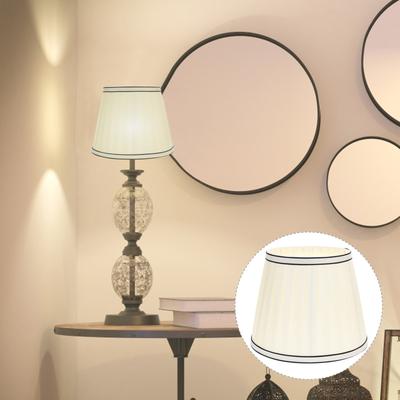 Fabric Lamp Shade for Desk Table Bedside E27 Modern Light Cover Softens Brightness Easy Install Home Hotel Decorative Room
