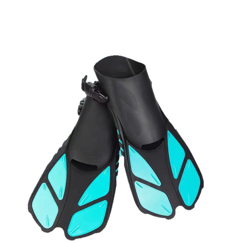 Adjustable Silicone Diving Fins for Men & Women - Professional Freestyle Training Frog Fins