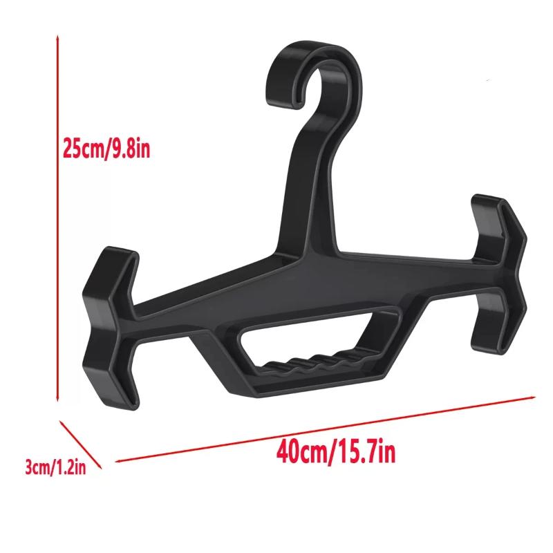 Heavy Duty Multi-Purpose Hanger Non-Slip Sturdy Clothing Rack for Outdoor Hunting Diving Gear Home Display Use