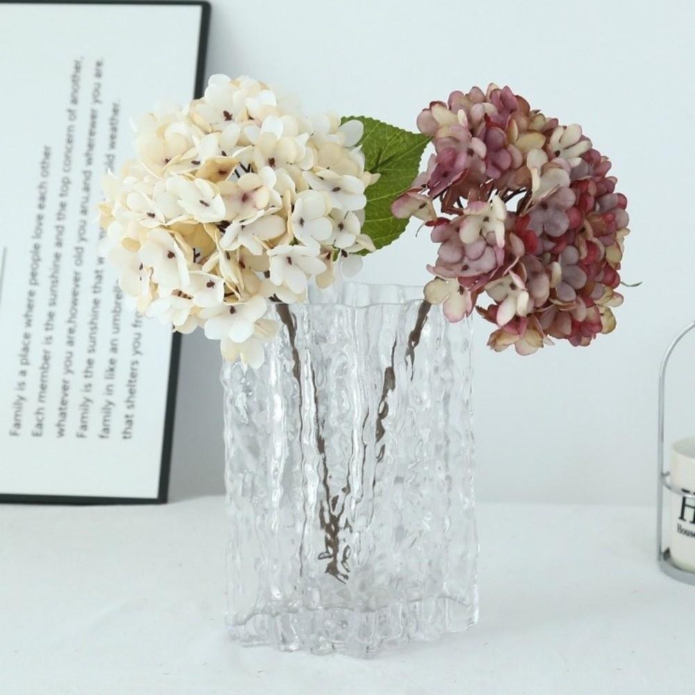 1/2/5Pcss 33cm Simulated Flower Lifelike Fake Flowers New Artificial Hydrangea  for Home Room Decor