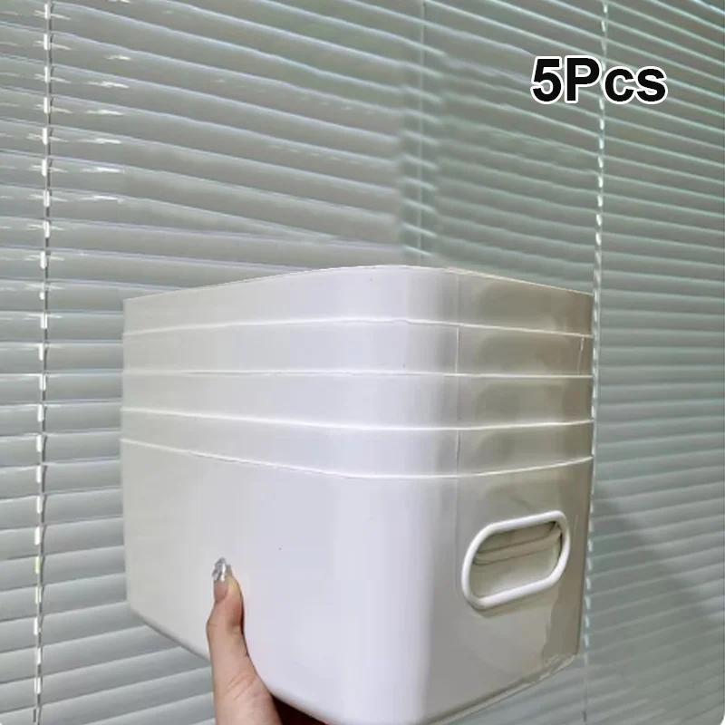 

Кухонный настольный ящик для хранения 5/10 шт. Пластиковый органайзер для закусок, косметики, приправ. Многоцелевой, штабелируемый и экономящий место