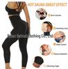 European & American Women's High-Waist Abdomen Control Yoga Pants: Adjustable Button, Hip-Lifting, Body-Shaping Fitness Leggings
