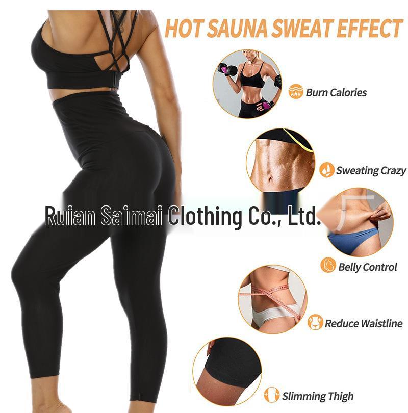European & American Women's High-Waist Abdomen Control Yoga Pants: Adjustable Button, Hip-Lifting, Body-Shaping Fitness Leggings