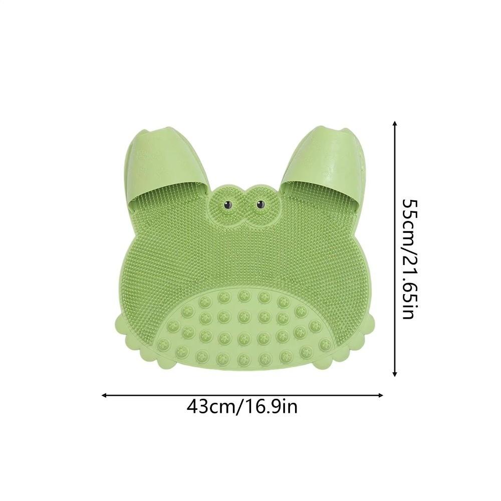 Crab Shape Shower Foot Scrubber Mat Cartoon Magnet Bead Massage Shower Pad Comfortable Creative Non-slip Bath Rug
