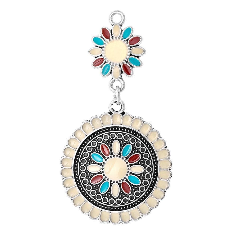 2026 New Arrival Bohemia Enameling Pendants for Women Earrings Necklaces Pendants Charms Jewelry Making DIY Jewelry Accessories