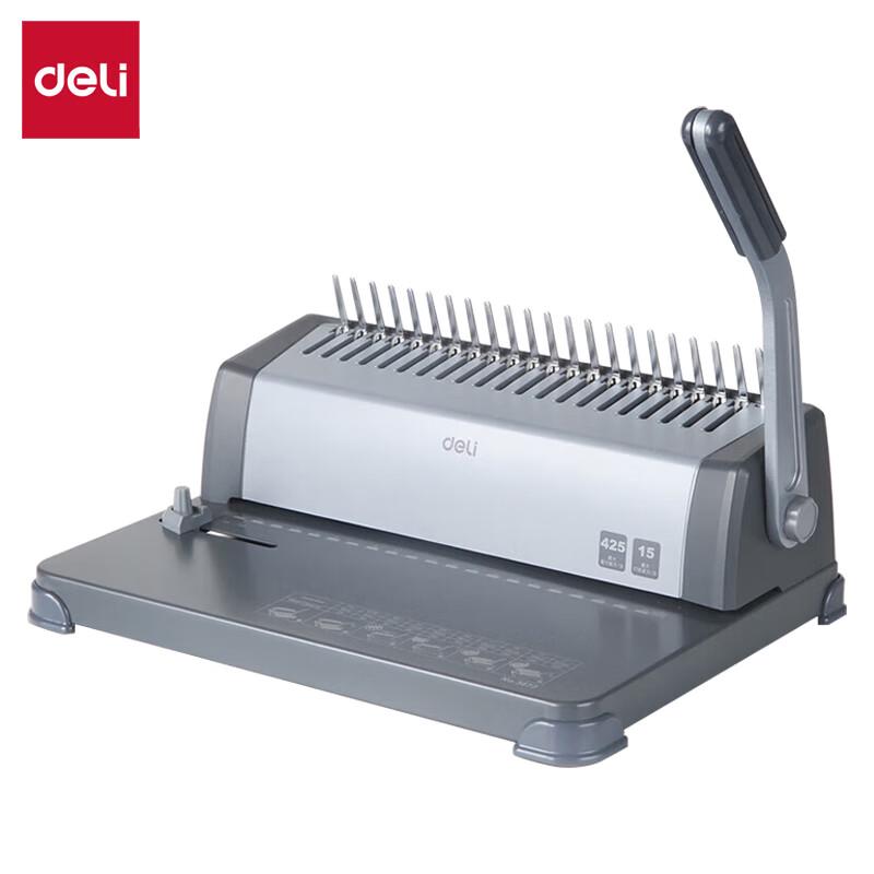 Deli Manual 21-Hole Comb/Coil Binding Machine