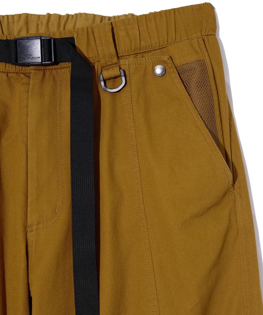 PHYSICAL DEPARTMENT Double Pocket Belt Pants Mustard