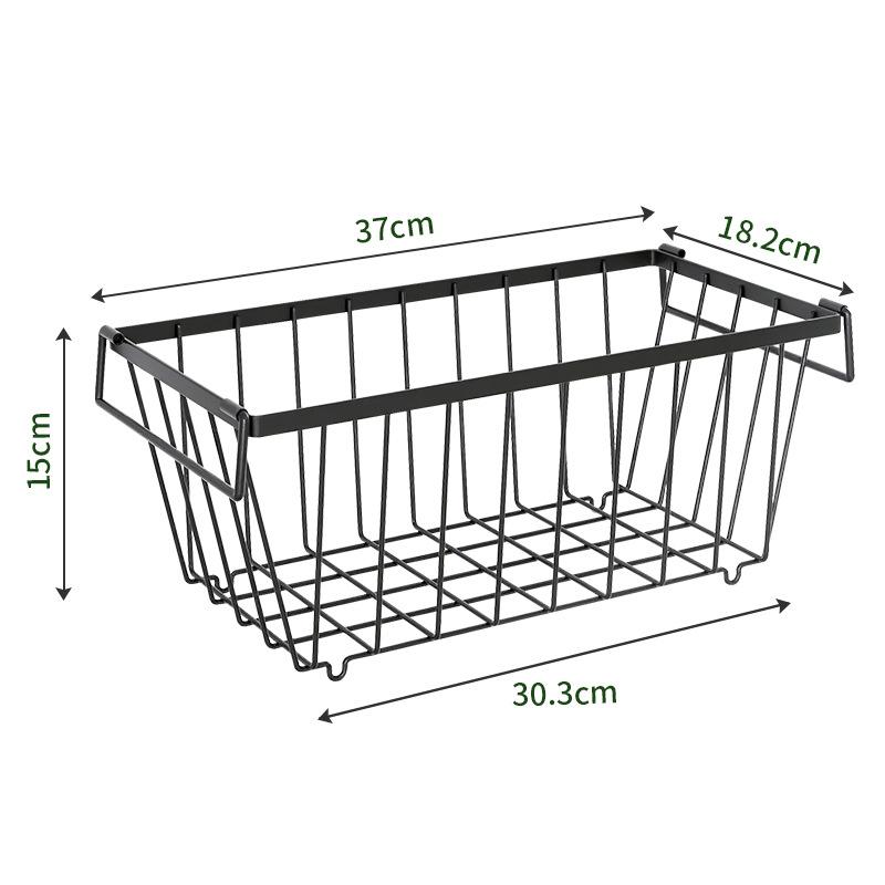 Kitchen Cabinet Storage Drawer Storage Shelf Refrigerator Storage Rack with Handle Freezing Separation Organizing Storage Basket чёрный 1890₽