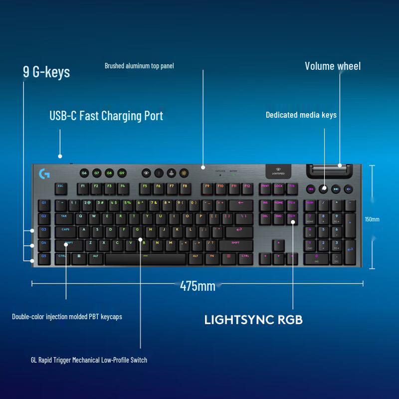 Logitech G915 X LIGHTSPEED Mechanical Gaming Keyboard