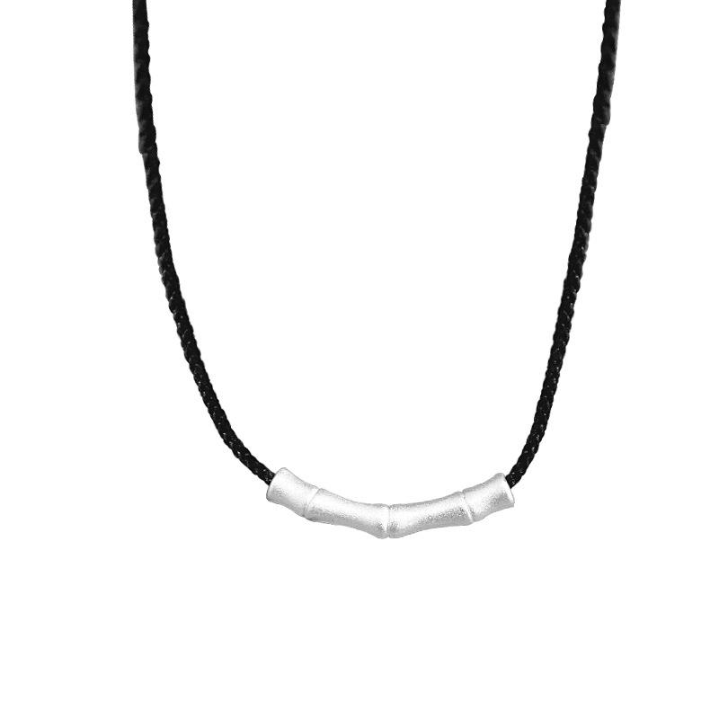 

Минималистичное бамбуковое ожерелье с высокой посадкой