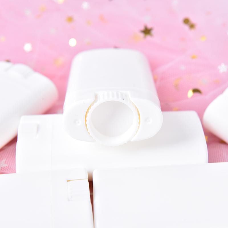 Tuburi de balsam de buze ovale goale din plastic, 10 buc, 20 ml, recipiente pentru ruj, tub pentru buze