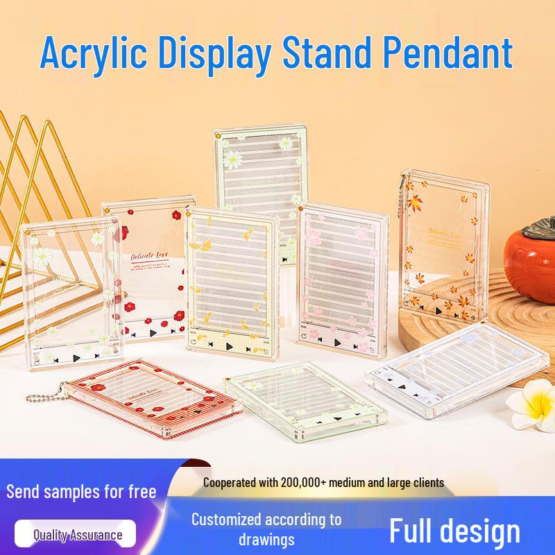 Anime Game Star Acrylic Crystal Brick Standee - High-Transparency Customizable Ornament