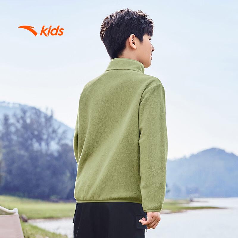 Anta Kids Fleece Stand Collar Sweatshirt