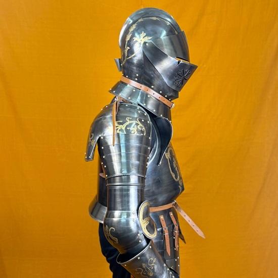 Medieval Anton Peffenhauser-Inspired Medieval Half Armor  Battle-Ready Knight Suit Authentic Wearable Warrior Gear  Gift for Collectors