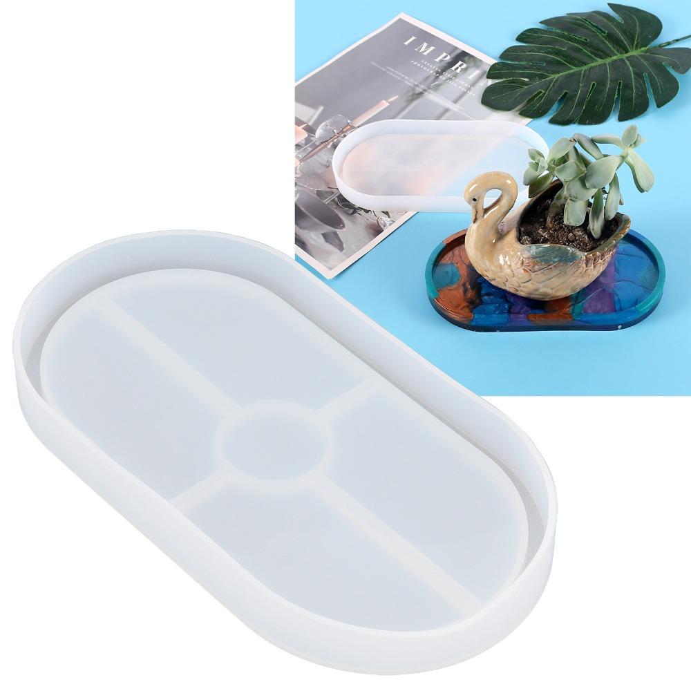 Silicone Silicone Tray Mold Raised Rim Epoxy Resin Mold High Quality Cake Mold  DIY Crafts
