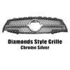XVIP Diamant Stil Frontstoßstange Kühlergrill für Mercedes Benz CLA-Klasse W118 X/C118 2020-2023 CLA180 CLA200 CLA220 CLA250 CLA35 AMG