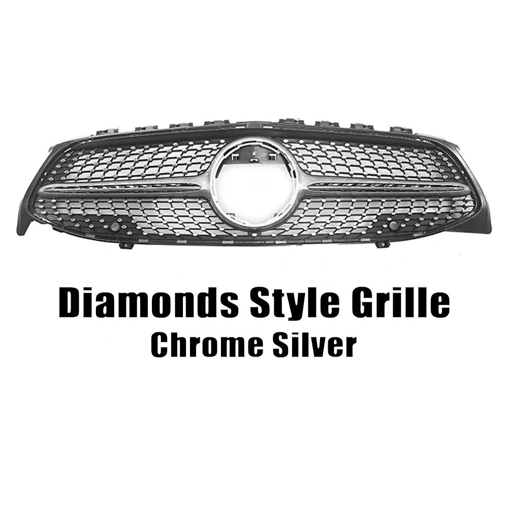 XVIP Diamant Stil Frontstoßstange Kühlergrill für Mercedes Benz CLA-Klasse W118 X/C118 2020-2023 CLA180 CLA200 CLA220 CLA250 CLA35 AMG