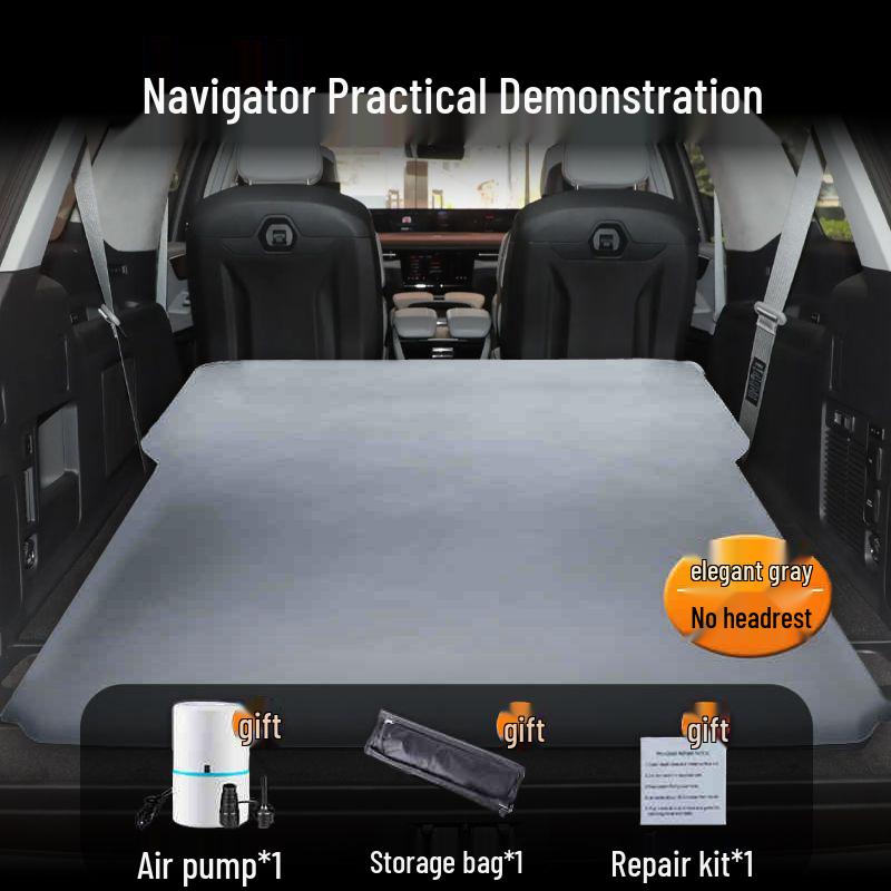 Lincoln Navigator Car Bed Mattress: Trunk Sleeping Pad - Universal, No Inflation Needed.