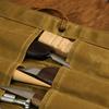TOURBON Werkzeugrolle Messer Stoffumwickeltes Werkzeug DIY Werkzeug Aufbewahrungskoffer Tasche, Koffer, Organizer,
