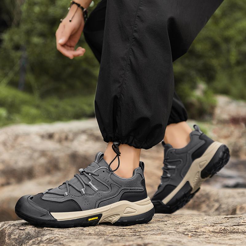 Warrior Stylish Minimalist Casual Sports Trendy Versatile Balance Support Durable Lightweight Breathable Non-Slip Low-Top Hiking Shoes WXY(S)-5485N02
