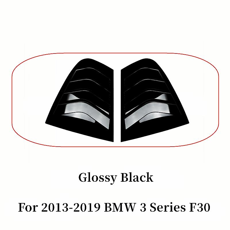 For 2013-2019 BMW 3 Series F30 318i 320i 325i Rear Window Side Vent Shutter Louver Cover Trim Sticker Car Tuning Accessories