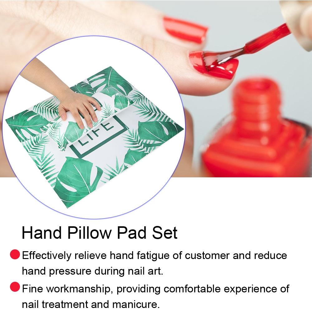 Nail Art Hand Set Hand Arm Rest Holder Cushion Washable Manicure Table Mat Marble