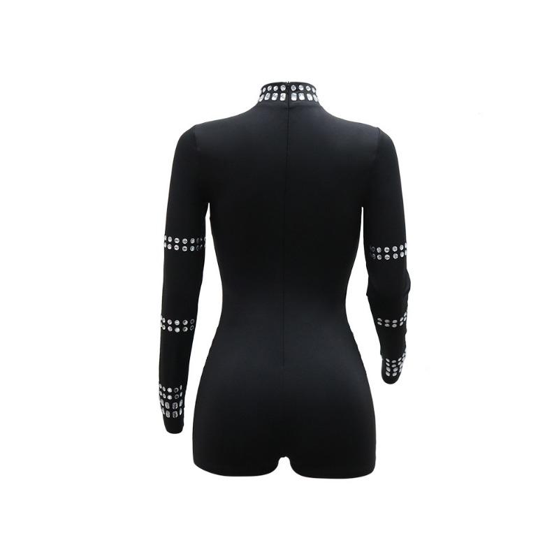 Salopetă de damă nouă la modă, cu diamante fierbinți, pentru slăbit, modele casual de petrecere