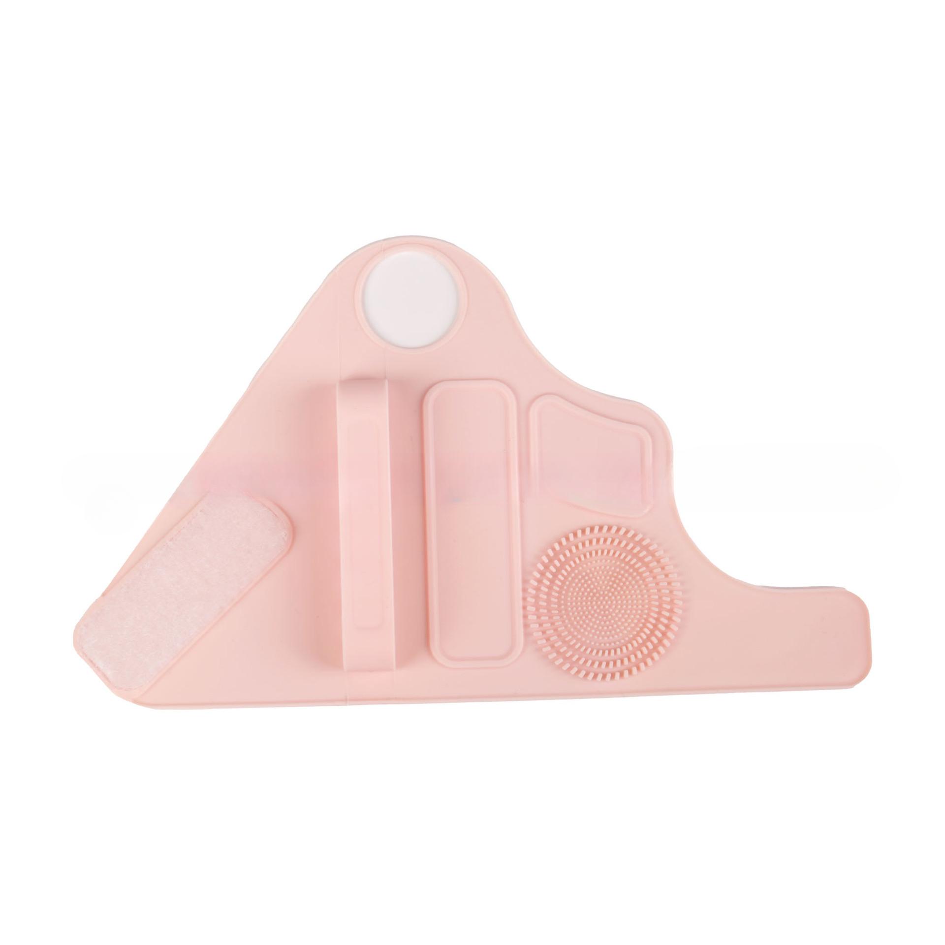 

Горячая Распродажа, практичный помощник для макияжа, новый многофункциональный силиконовый держатель для чистки инструментов для макияжа, отверстия для перчаток, косметические аксессуары розовый