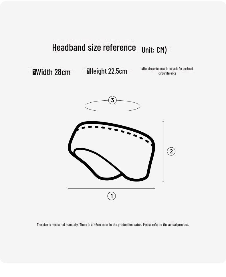 Sunmoss Women's Double-Layer Windproof Sports Headband - Warm Ear Protection for Autumn and Winter Running