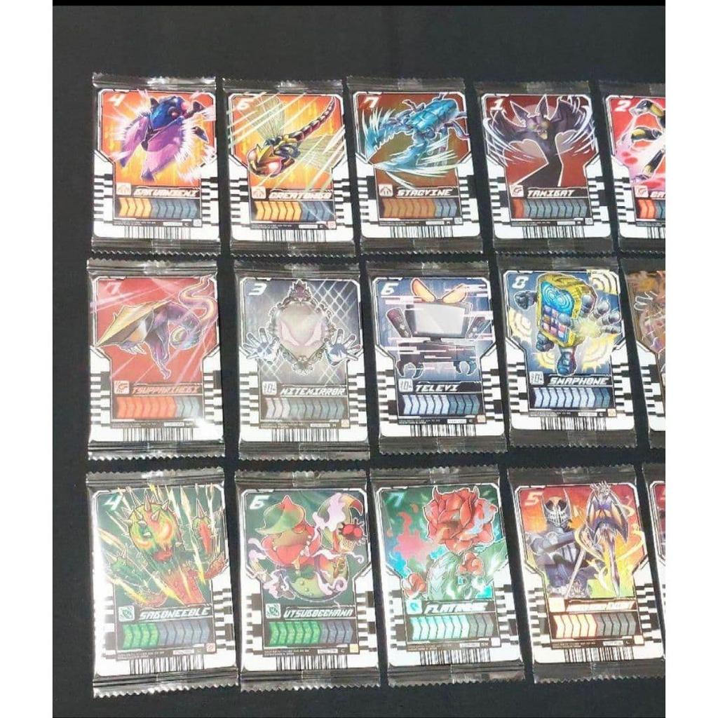 Used Kamen Rider Gatchard Ride Chemie Treca Wafer 02 Full Complete 21 Types