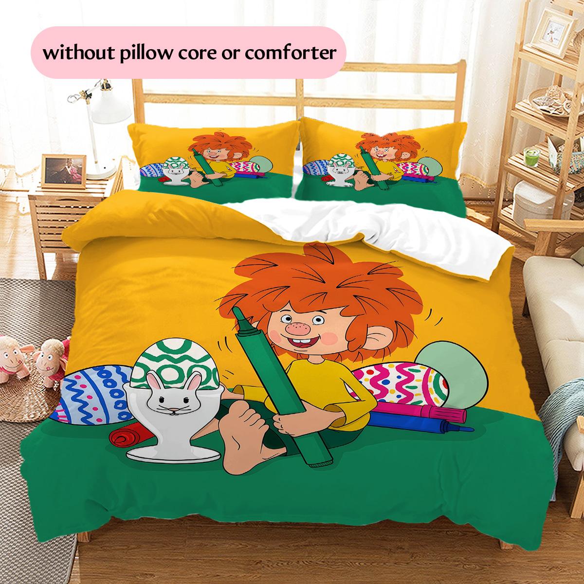 Pumuckl Raksta Gultasveļas Segu Komplekts Mājas