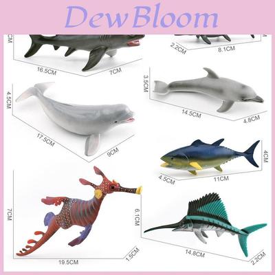 Realistisches PVC-Modell Meeresbewohner Weißer Wal Hai Meeresdrache Segelfisch Thunfisch Ausstellungsstück