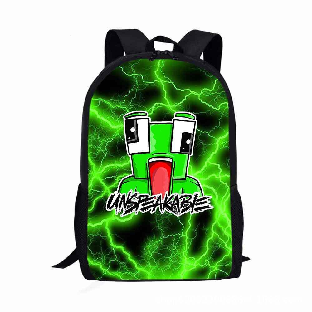 Cute Cartoon Kids Backpack With Logo Suitable For Boys And Girls Durable Oxford Cloth Material