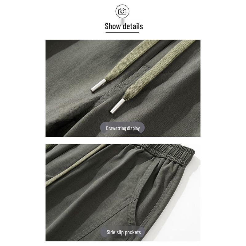 Mark Fairwhale Men's Spring Autumn Loose Fit Stretch Jogger Pants