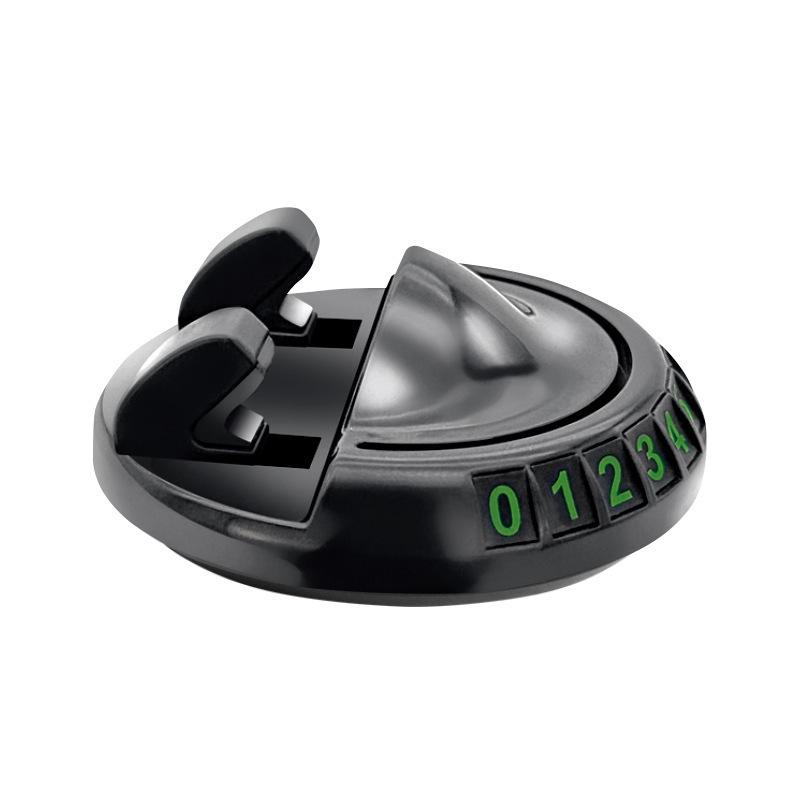 Universal Rotating Car Phone Holder with Suction Cup and Parking Number Display