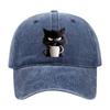 Embroidery Cat Baseball Cap Cool Cat Adjustable Feral Trucker Hat Lightweight Breathable Duck Tongue Hat Unisex Styles