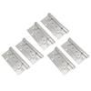 6PCS Dobradiças de Abertura Plana de Aço Inoxidável para Porta e Janela Dobradiça com Rolamento Silencioso Ferragens para Móveis