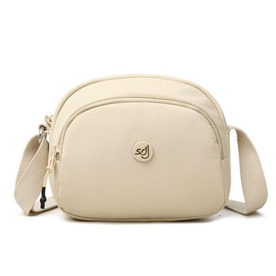 Spritzwassergeschützte Nylontasche, kleine quadratische Umhängetasche, Messenger-Bag.