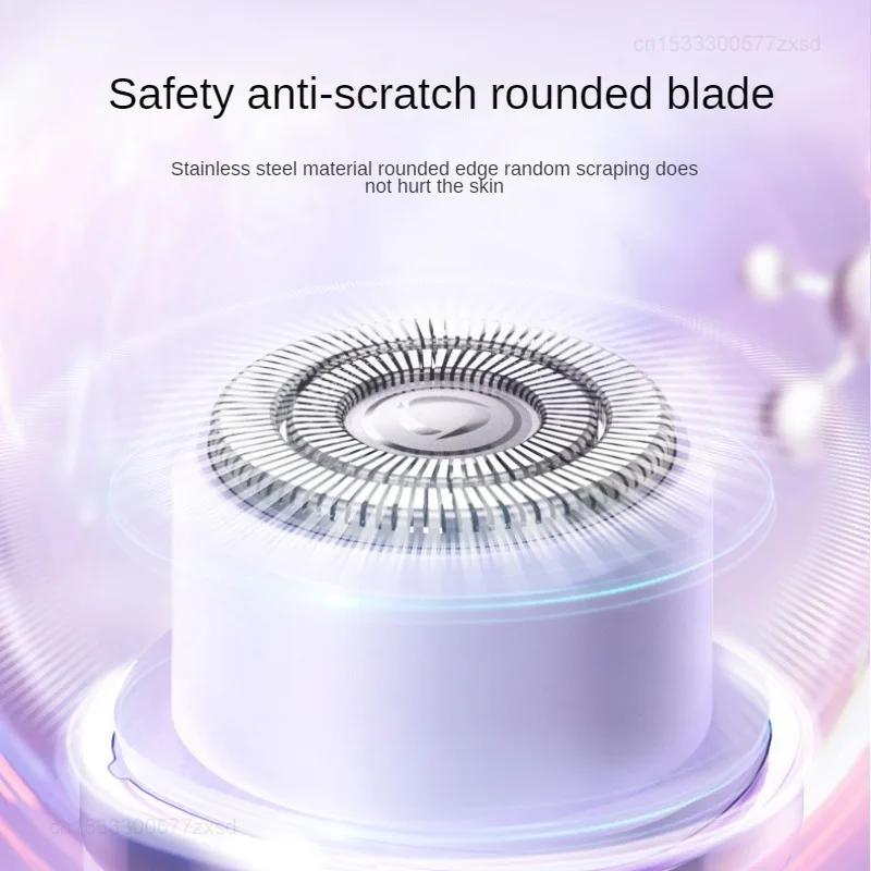 Double Headed Hair Removal Device Safe Comfortable Not Harmful Skin Washable Multifunction Electric Hair Scraper Portable