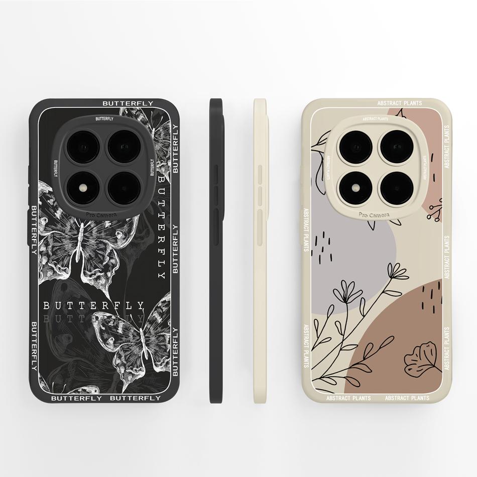 Hülle Für Redmi Note 15 Pro Plus Künstlerischer Stil Vollständige Abdeckung Funda Für Redmi Note15 Hüllen Weicher Flüssigsilikon Handy-Schutz