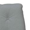 Armchair Light Grey 69 x 74 x 93 cm Fabric and Plywood