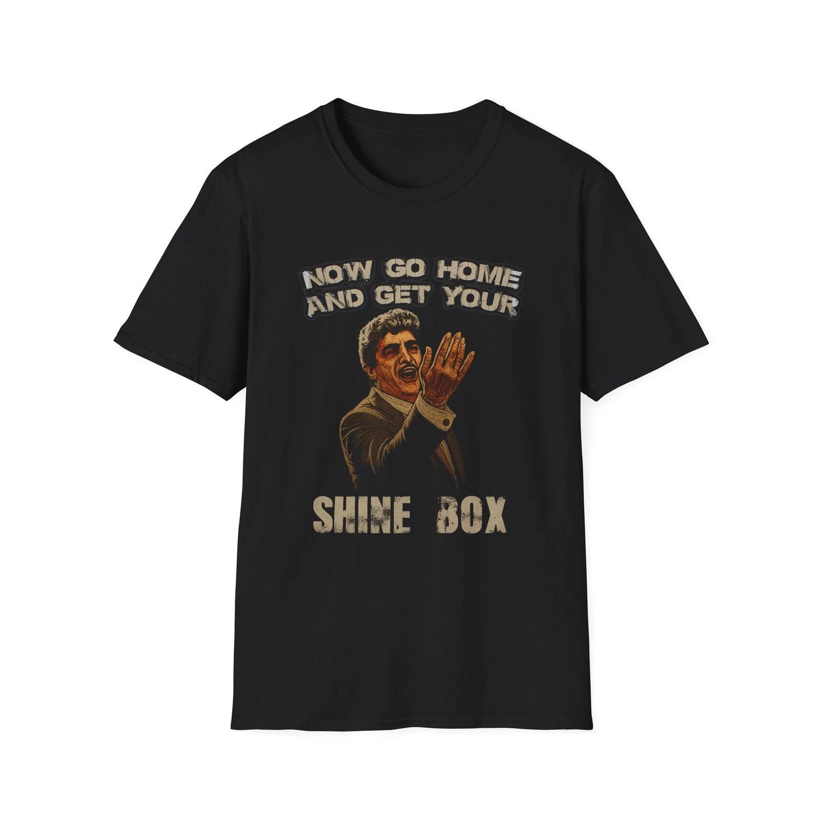 Футболка Goodfellas Shine Box, Футболка по фильму о мафии, Футболка по гангстерскому фильму, Умник XXL