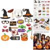 Halloween Party Photo Accessories With Paper Props For Venue Decoration And Fun Photos