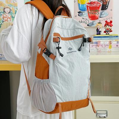 Men's Backpack Travel Bag Lightweight School Bag Student Junior High School Outdoor Hiking Hiking Bag Backpack