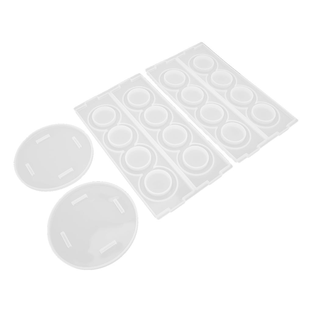 Coffee Capsule Rack Silicone Mold Soft Flexible Durable Capsules Storage Holders Molds for Home Kitchen