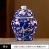 Chinese Ceramic Tea Canister Blue and White Porcelain Candy Box Household Coffee Beans Nuts Storage Jar Kitchen Food Container