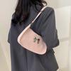 Women's niche design fashionable winter armpit bag women's new simple trend shoulder crescent bag