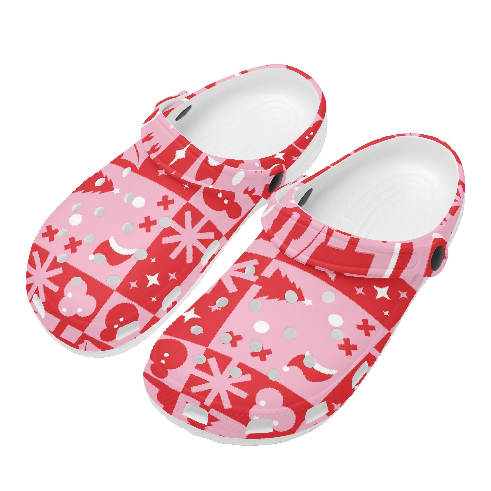 Printed EVA Summer Clogs Unisex Water Friendly Flexible Summer Use Slip On Outdoor Garden Home Beach Beach Sandals Beach Wear 36 белый