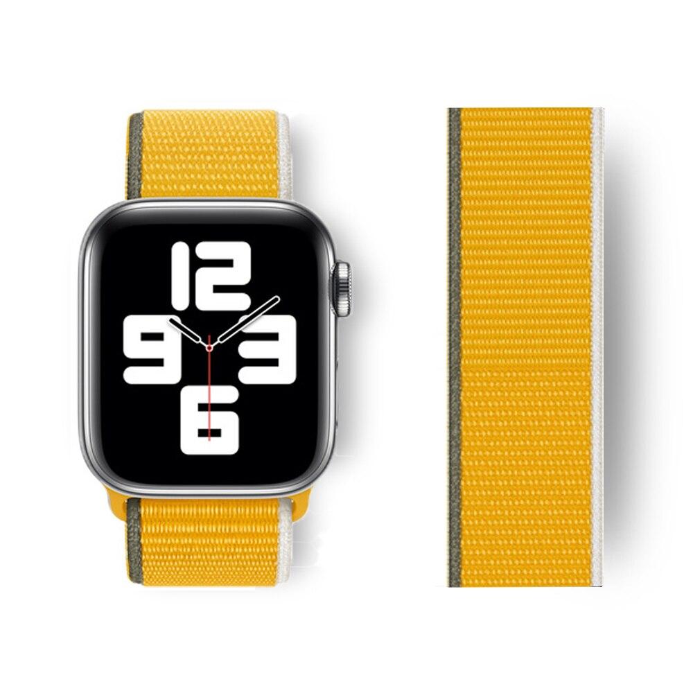 Nylon Strap for Apple Watch Band 44mm 40mm 42mm 38mm Wristband Belt International Collection Sport Loop Bracelet iWatch 5 4 3 Se 6