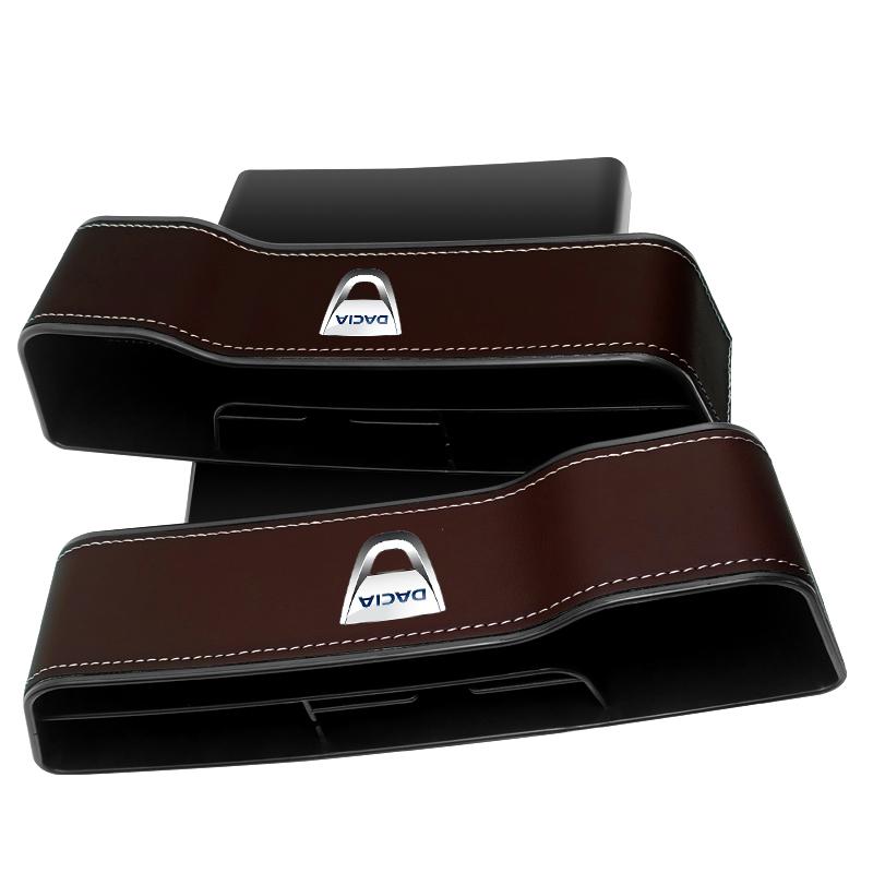 2Pcs Multifunction Car Seat Organizer Seat Crevice Storage Box For Renault Dacia Megane 3 2 4 CC Clio 4 Koleos Clio Laguna 2 3 Duster Logan